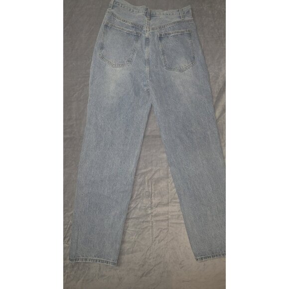 Women's Micas Light Blue Straight Leg Designer Jeans Medium. HL10 - Picture 4 of 9